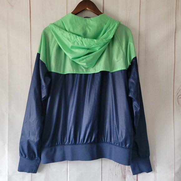 Rare Vintage Nike Glanz Windrunner Windbreaker Jacket, Men’s L, Green/Blue, Like - Picture 7 of 12